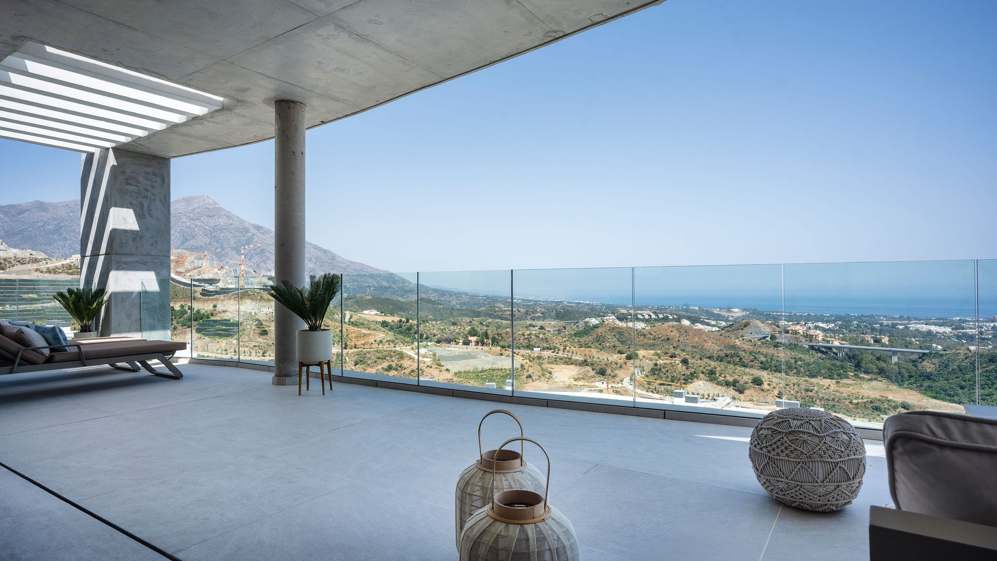 Terraza ático vistas al mar